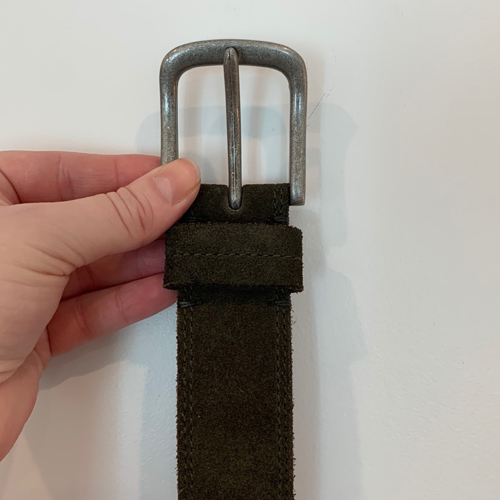 Lucky Brand Green Suede Belt